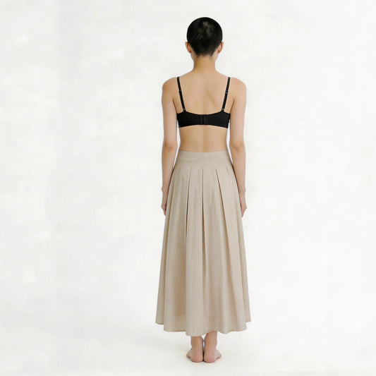 ECLAIR PLEATS LONG SKIRT