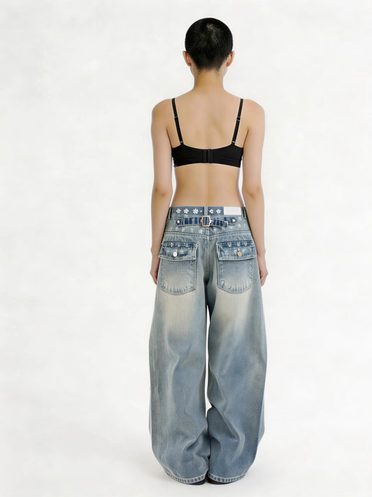 Cinch Laser Denim Pants