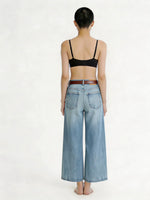 HIGH-WAIST BELTED CULOTTES - 图片 2